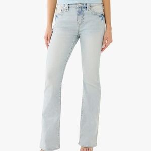 Light Blue True Religion Becca Mid Rise Bootcut Jeans Sz 30